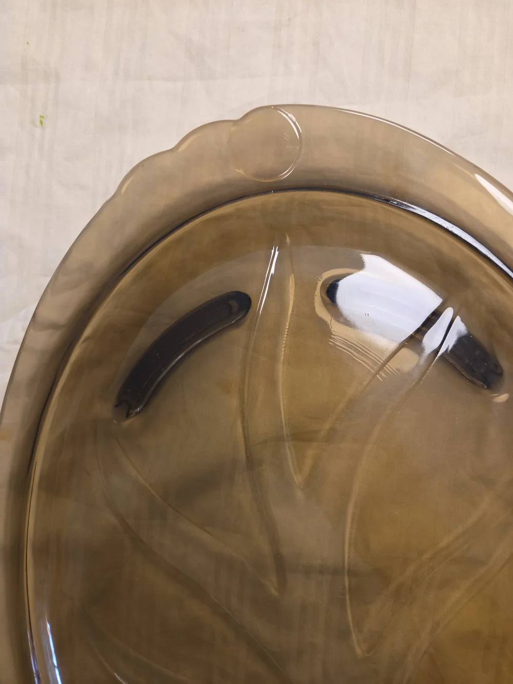 Pyrex 815 Amber Brown Oval Glass Meat Serving Platter 14.5